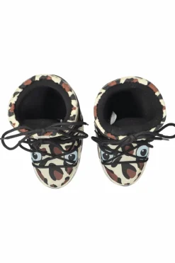 Moon Boot Kids beżowy Śniegowce ‘Icon Animal’