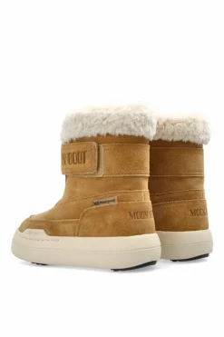 Moon Boot Kids beżowy Śniegowce ‘JR Park Strap’