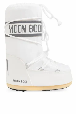 Moon Boot Kids BIAŁY Śniegowce `Icon Nylon`