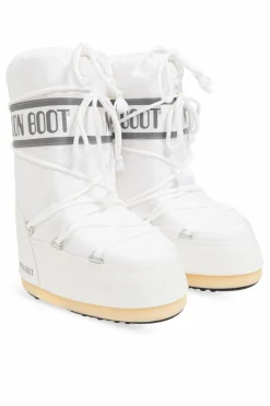 Moon Boot Kids BIAŁY Śniegowce `Icon Nylon`