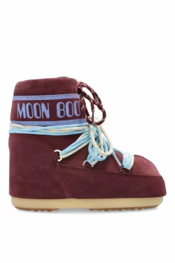 Moon Boot Kids BORDO Śniegowce ‘Icon Low Suede’
