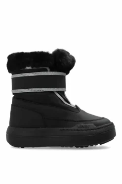 Moon Boot Kids CZARNY Śniegowce `Jr Parc Strap`