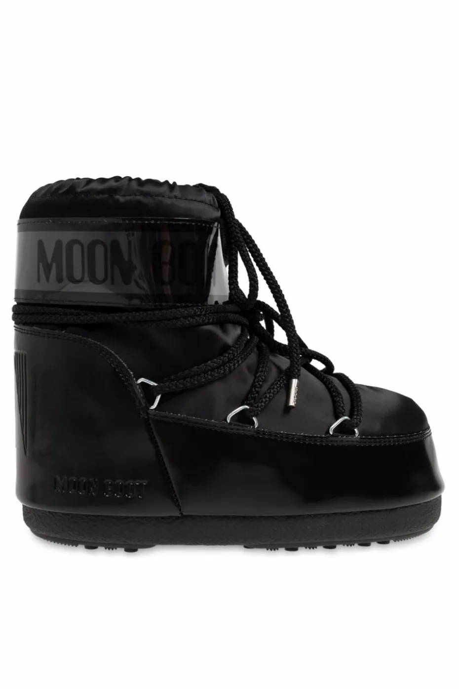 Moon Boot Kids CZARNY Śniegowce `Icon Low Glance`