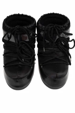 Moon Boot Kids CZARNY Śniegowce `Icon Low Glance`