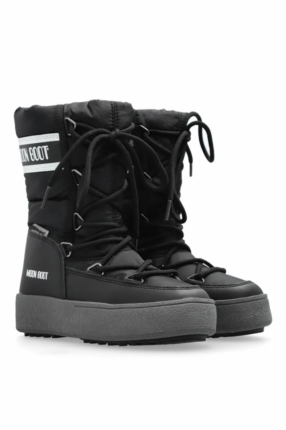 Moon Boot Kids CZARNY Śniegowce `MB JTRACK BOOT`