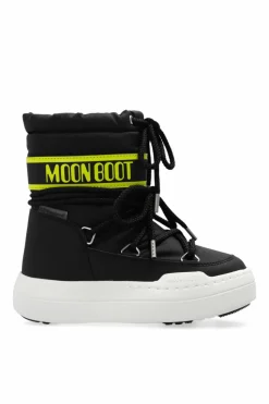 Moon Boot Kids CZARNY Śniegowce `Jr Park Boot`