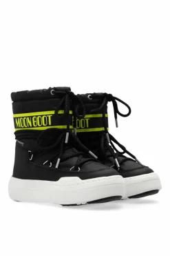 Moon Boot Kids CZARNY Śniegowce `Jr Park Boot`