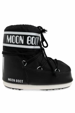 Moon Boot Kids CZARNY Śniegowce `Icon Low Nylon`