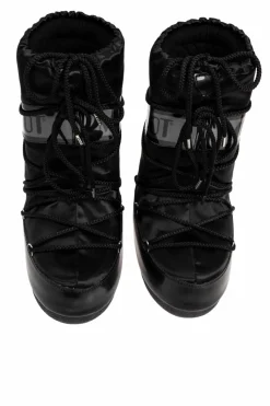 Moon Boot Kids CZARNY Śniegowce `Icon Low Glance`