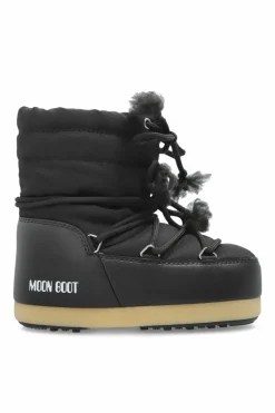 Moon Boot Kids CZARNY Śniegowce ‘ECX Light Nylon’