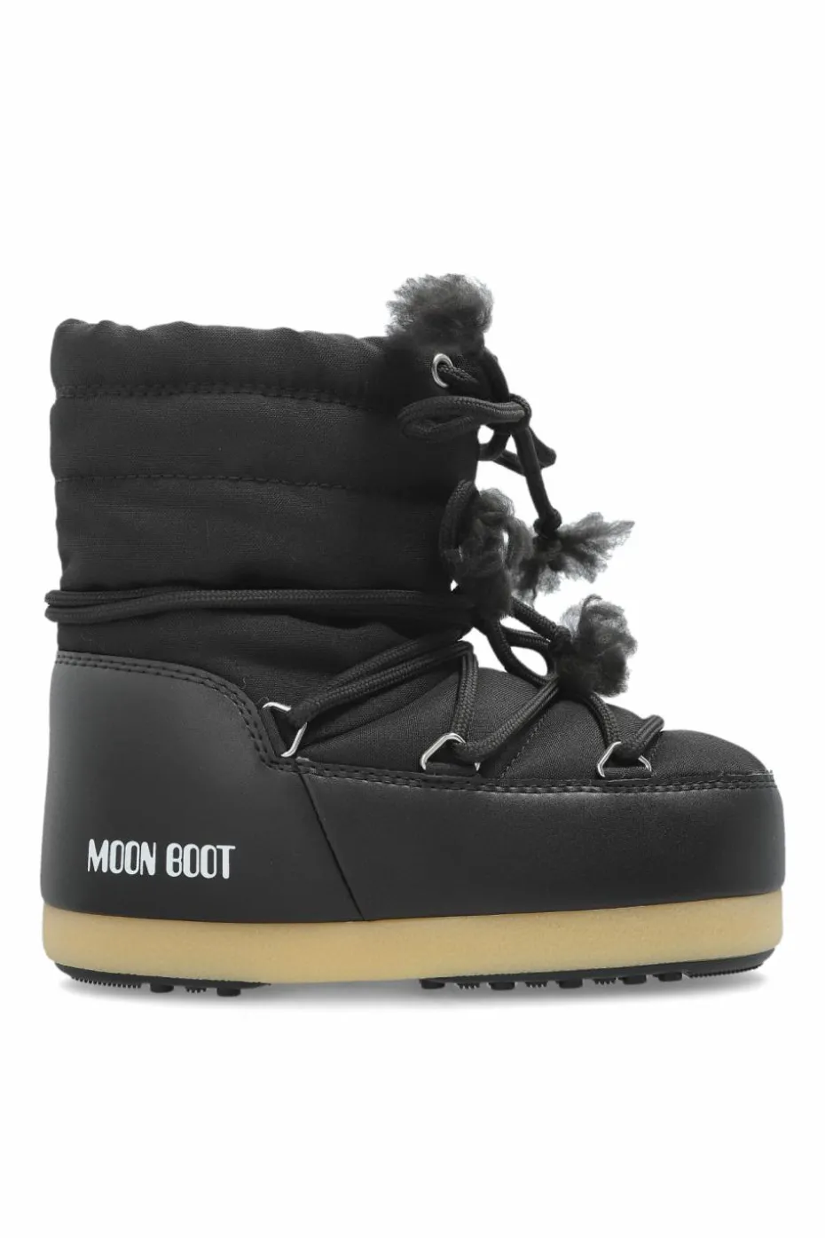 Moon Boot Kids CZARNY Śniegowce ‘ECX Light Nylon’