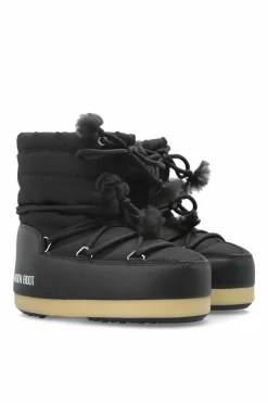 Moon Boot Kids CZARNY Śniegowce ‘ECX Light Nylon’
