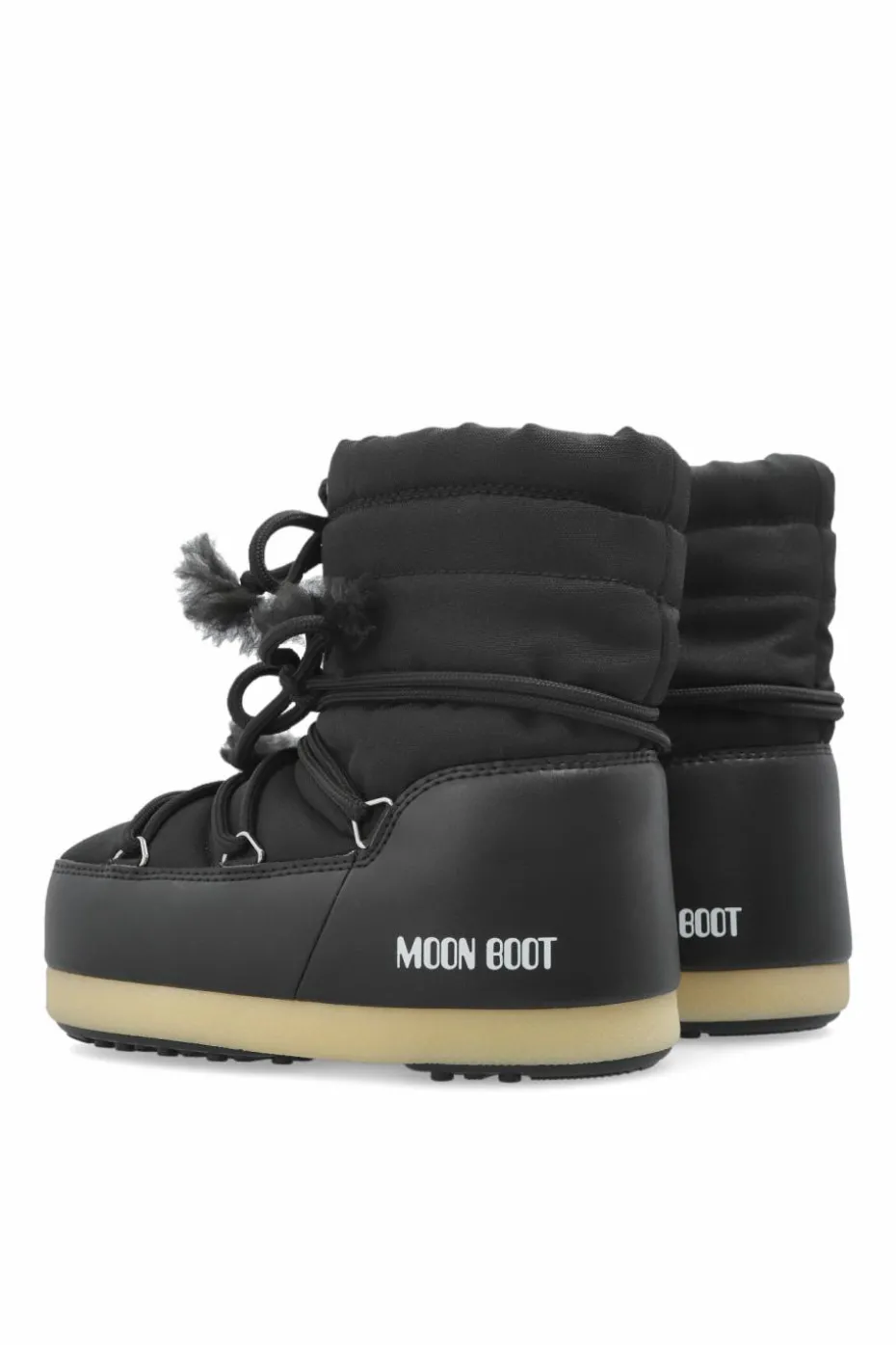 Moon Boot Kids CZARNY Śniegowce ‘ECX Light Nylon’