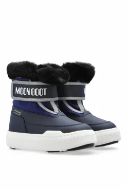 Moon Boot Kids GRANATOWY Śniegowce `MB JR Park Strap`