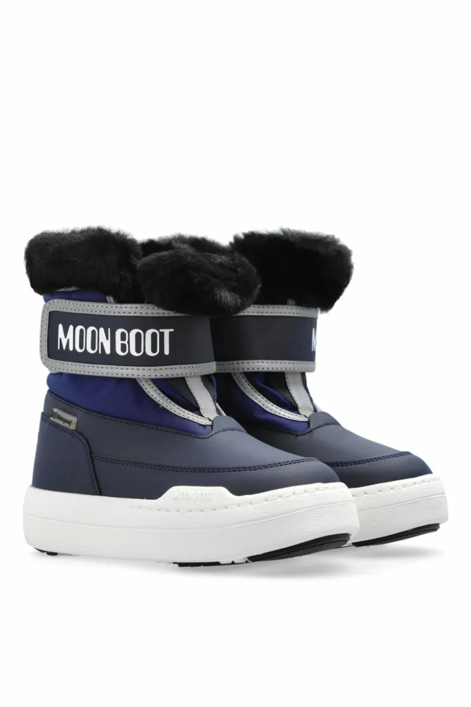 Moon Boot Kids GRANATOWY Śniegowce `MB JR Park Strap`