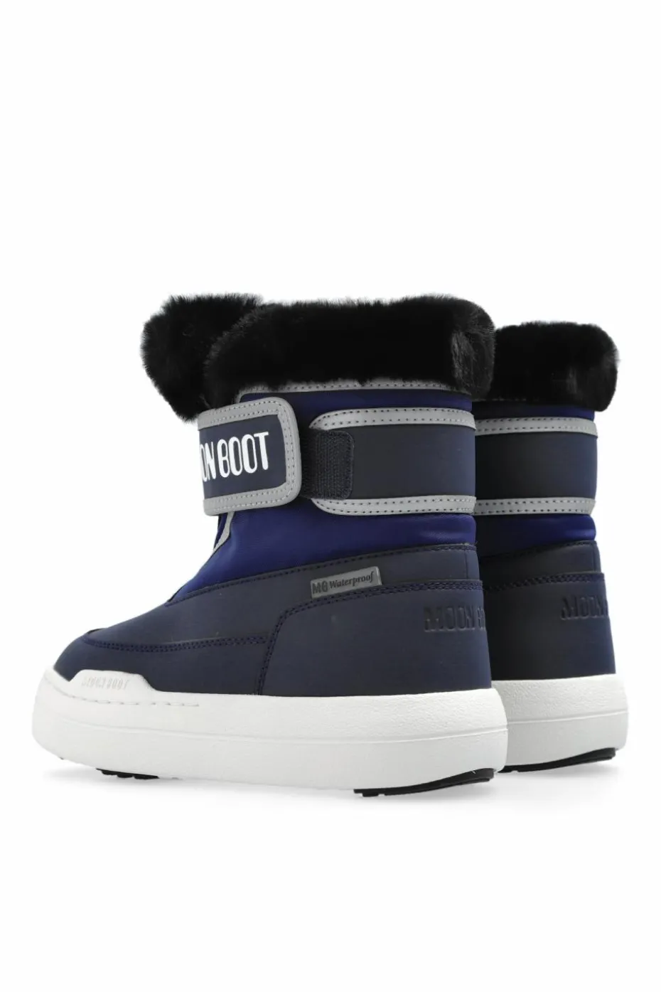 Moon Boot Kids GRANATOWY Śniegowce `MB JR Park Strap`