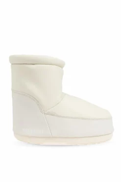 Moon Boot Kids kremowy Śniegowce `Icon Low Nolace Rubber`