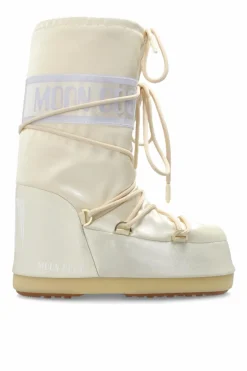 Moon Boot Kids kremowy Śniegowce ‘Icon Pearly’