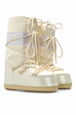 Moon Boot Kids kremowy Śniegowce ‘Icon Pearly’