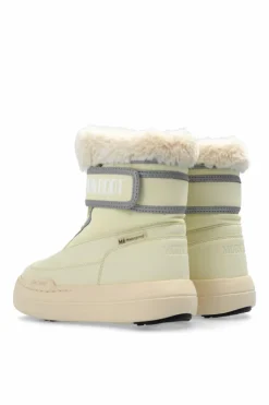 Moon Boot Kids kremowy Śniegowce `Jr Parc Strap`