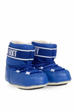 Moon Boot Kids NIEBIESKI Śniegowce `Crib Nylon`
