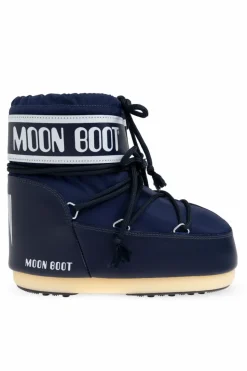 Moon Boot Kids NIEBIESKI Śniegowce `Icon Low Nylon`