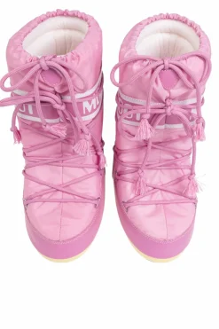 Moon Boot Kids RÓŻOWY Śniegowce `Icon Nylon`