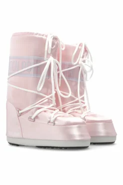 Moon Boot Kids RÓŻOWY Śniegowce ‘Icon Pearly’