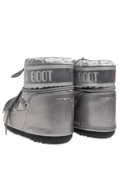 Moon Boot Kids SREBRNY Śniegowce `Icon Low Glance`