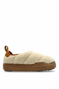 Moon Boot kremowy Śniegowce `MB PARK PUFFER FLEECE`