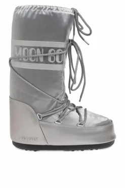 Moon Boot SREBRNY Śniegowce `Icon Glance`