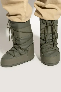 Moon Boot ZIELONY Śniegowce `Icon Rubber`
