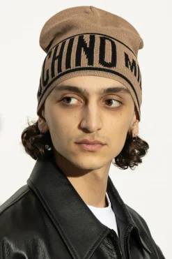 Moschino beżowy Czapka z logo