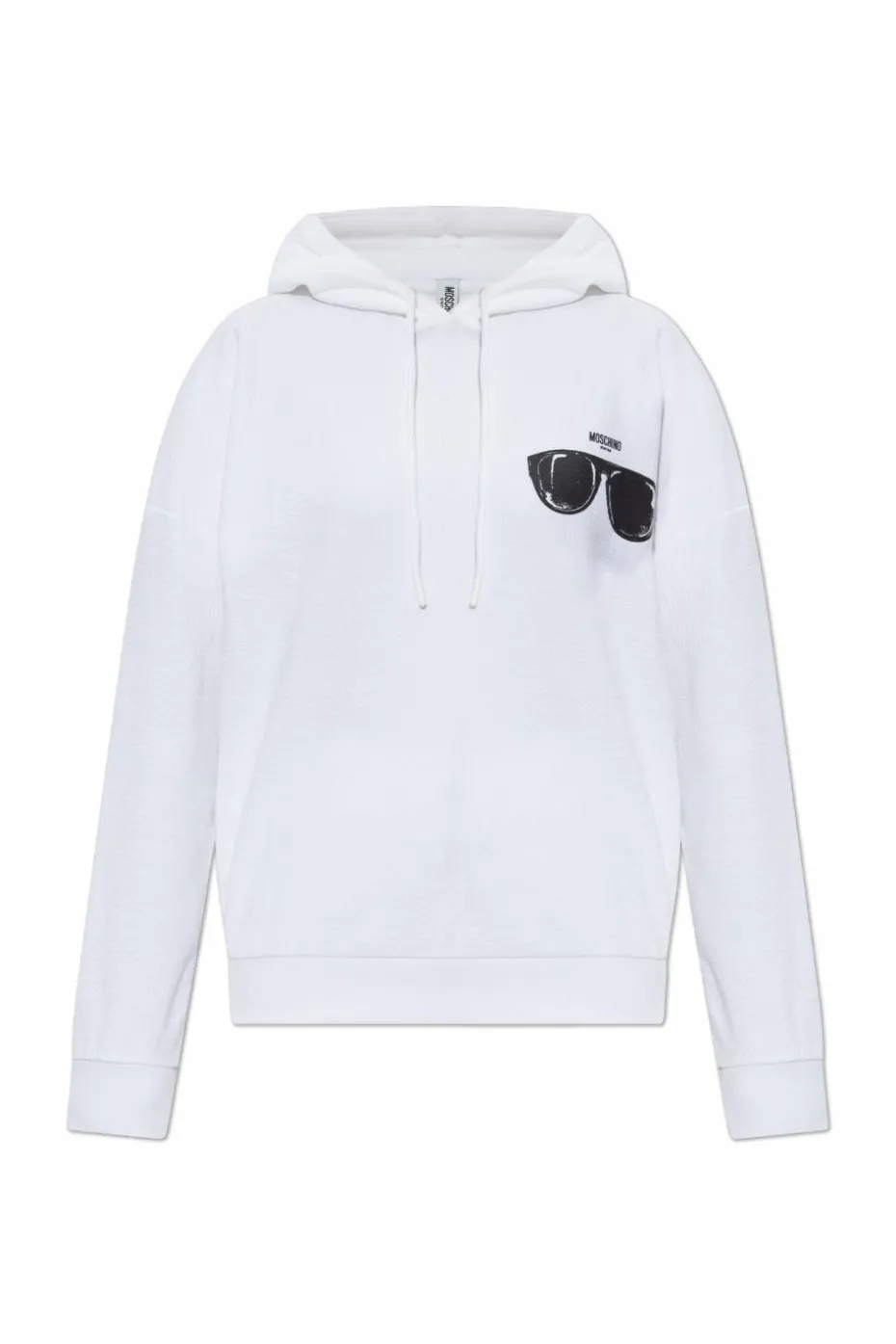 Moschino BIAŁY Bluza z kolekcji `Swim`