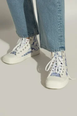 Moschino BIAŁY Buty sportowe za kostkę