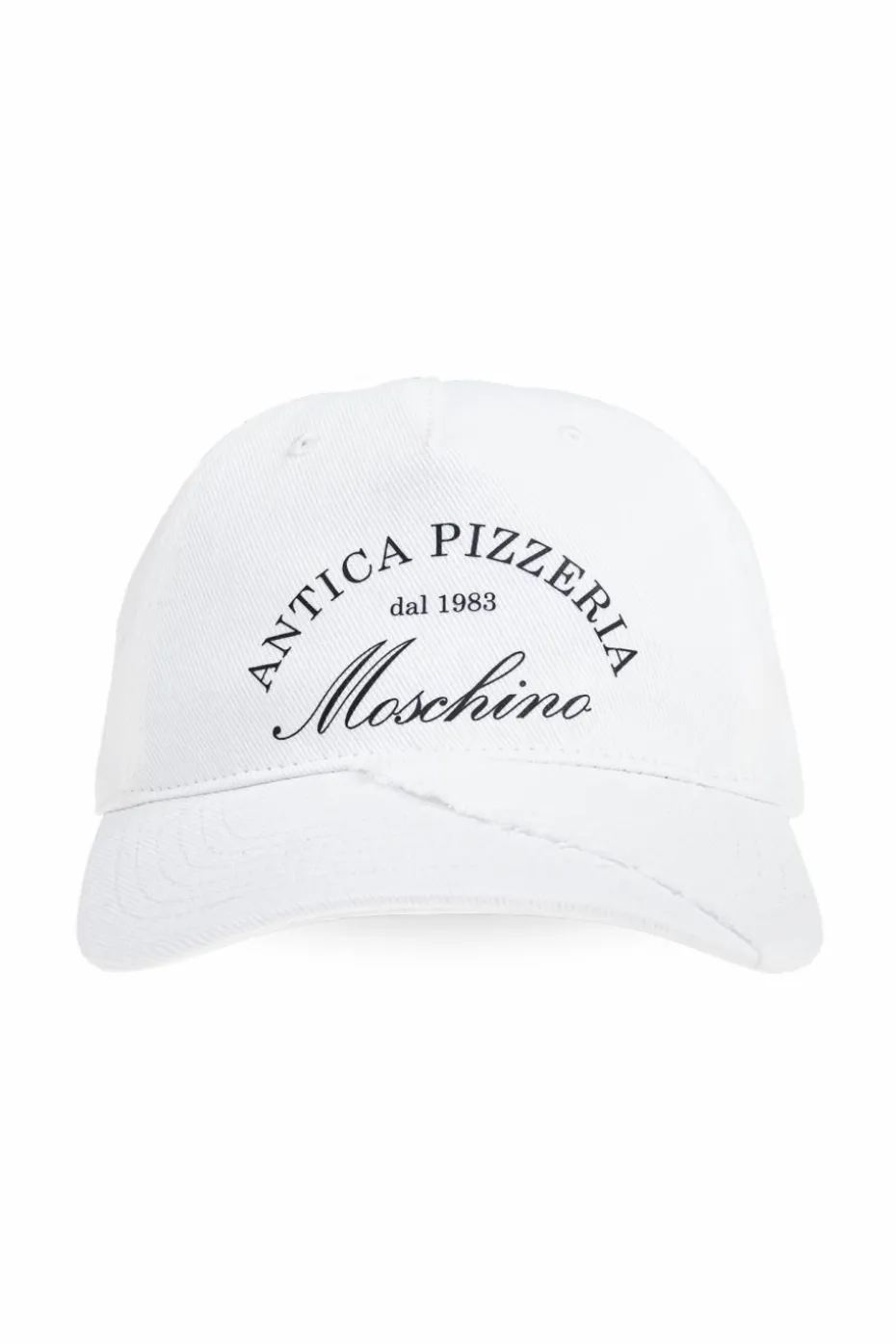 Moschino BIAŁY Czapka z daszkiem