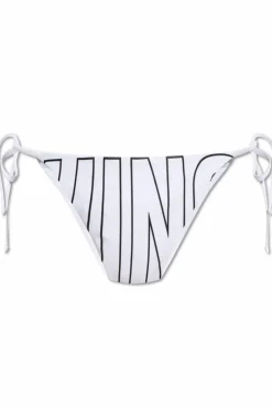 Moschino BIAŁY Dół od kostiumu kąpielowego