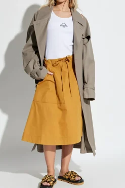 Moschino BIAŁY Prążkowany top