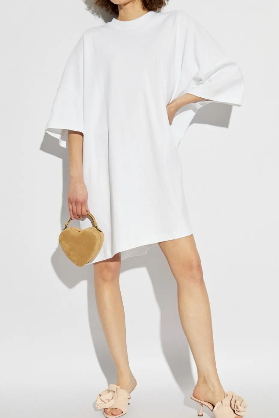 Moschino BIAŁY Sukienka typu `oversize`