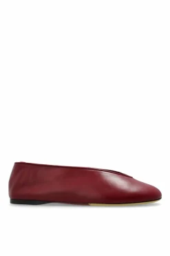 Moschino BORDO Skórzane baleriny