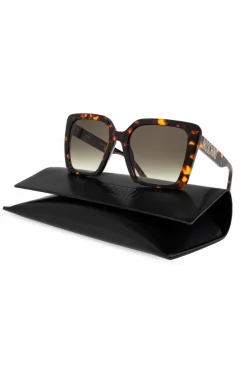 Moschino BRĄZOWY Okulary przeciwsłoneczne