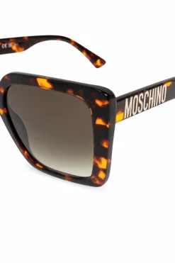Moschino BRĄZOWY Okulary przeciwsłoneczne