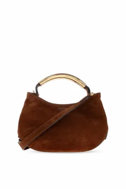 Moschino BRĄZOWY Torba do ręki