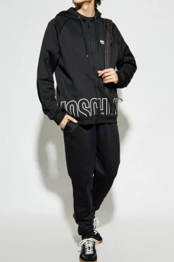 Moschino CZARNY Bluza z kolekcji `Underwear`
