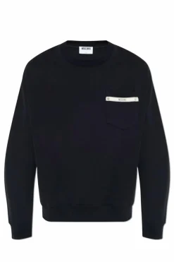 Moschino CZARNY Bluza z logo