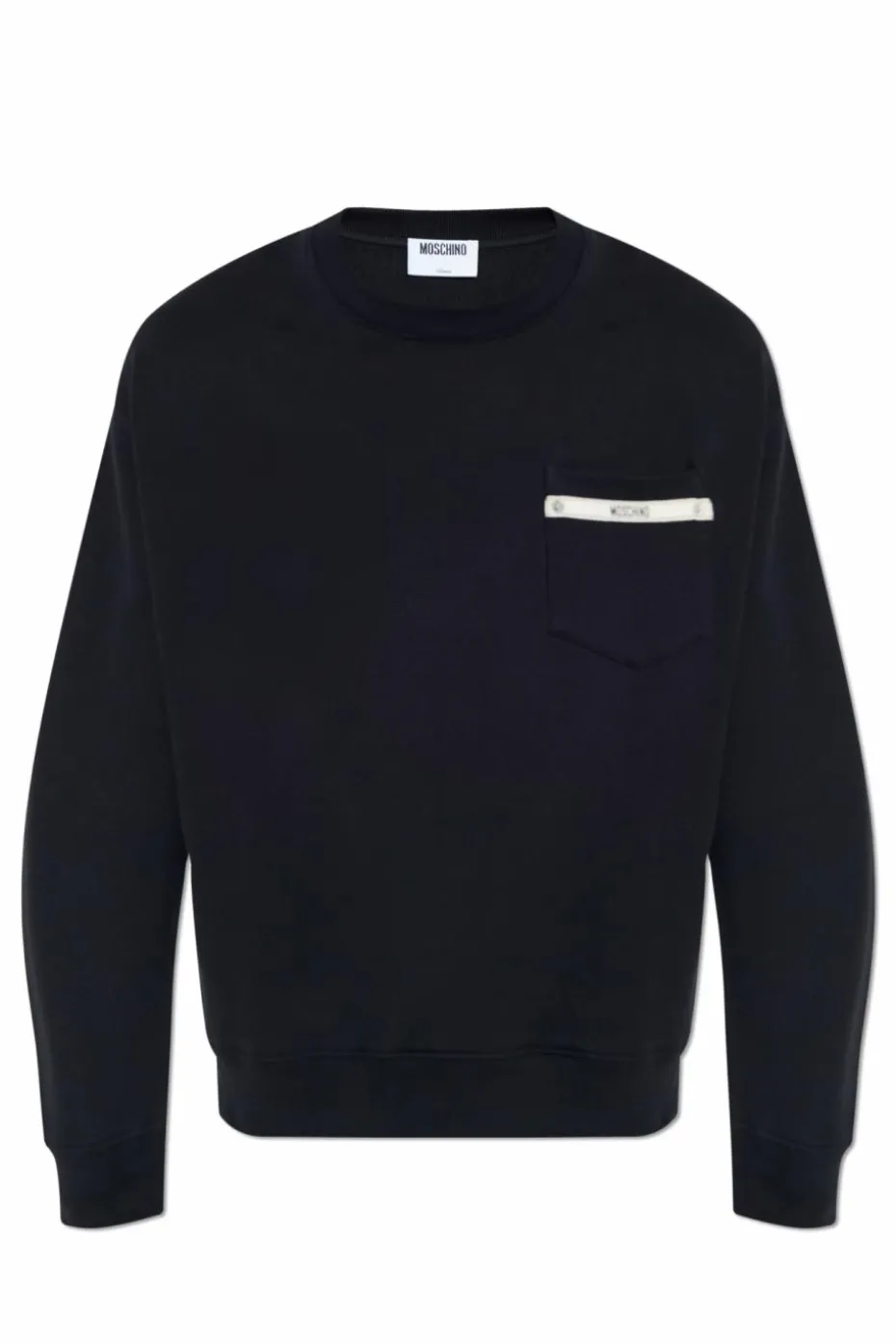 Moschino CZARNY Bluza z logo
