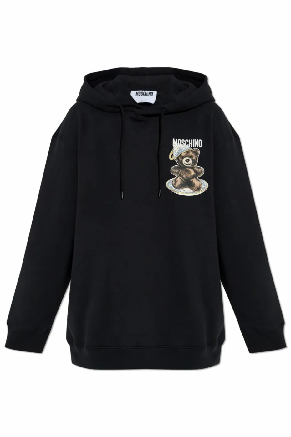 Moschino CZARNY Bluza z nadrukiem