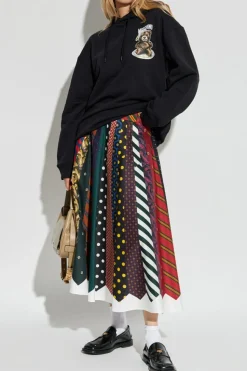 Moschino CZARNY Bluza z nadrukiem