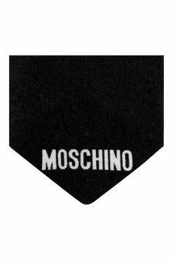Moschino CZARNY Chusta z logo