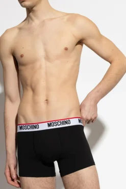 Moschino CZARNY Dwupak bokserek